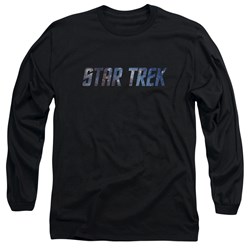 Star Trek - Mens Space Logo Long Sleeve T-Shirt