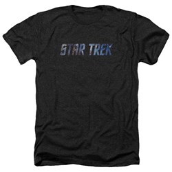 Star Trek - Mens Space Logo Heather T-Shirt