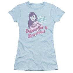 Cbs - Beverly Hills 90210 / Don't Be A Brenda Juniors T-Shirt In Light Blue