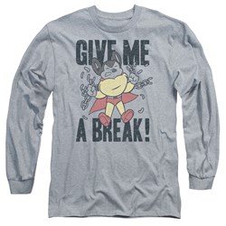 Mighty Mouse - Mens Give Me A Break Long Sleeve T-Shirt