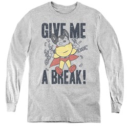 Mighty Mouse - Youth Give Me A Break Long Sleeve T-Shirt