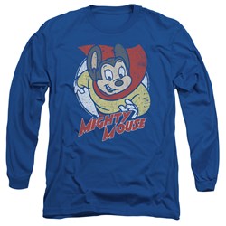 Mighty Mouse - Mens Mighty Circle Long Sleeve T-Shirt