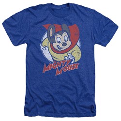 Mighty Mouse - Mens Mighty Circle Heather T-Shirt
