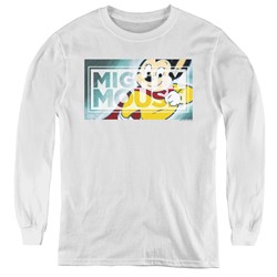 Mighty Mouse - Youth Mighty Rectangle Long Sleeve T-Shirt