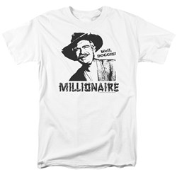 Cbs - Beverly Hillbillies / Millionaire Adult T-Shirt In White