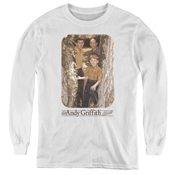 Andy Griffith - Youth Tree Photo Long Sleeve T-Shirt