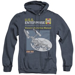 Star Trek - Mens Enterprise Manual Hoodie