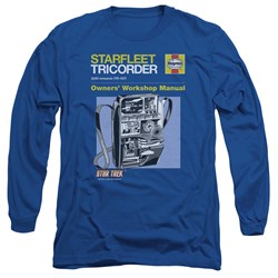 Star Trek - Mens Tricorder Manual Long Sleeve T-Shirt