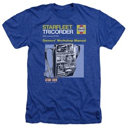 Star Trek - Mens Tricorder Manual Heather T-Shirt