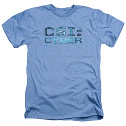 Csi: Cyber - Mens Cyber Logo Heather T-Shirt