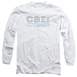 Csi: Cyber - Mens Logo Long Sleeve T-Shirt