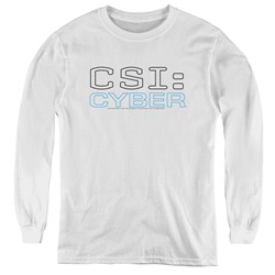 Csi: Cyber - Youth Logo Long Sleeve T-Shirt