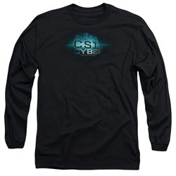 Csi: Cyber - Mens Thumb Print Long Sleeve T-Shirt