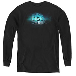 Csi: Cyber - Youth Thumb Print Long Sleeve T-Shirt