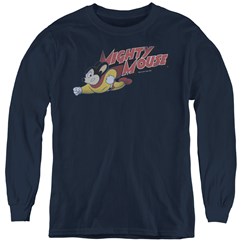 Mighty Mouse - Youth Mighty Retro Long Sleeve T-Shirt
