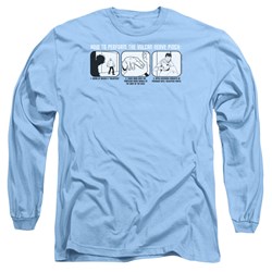 St:Original - Mens Vulcan Nerve Pinch Long Sleeve Shirt In Carolina Blue