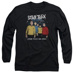 Star Trek - Mens Stange New World Long Sleeve T-Shirt