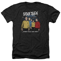 Star Trek - Mens Stange New World Heather T-Shirt