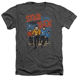 Star Trek - Mens Run Forward Heather T-Shirt