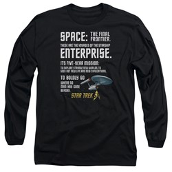 Star Trek - Mens Intro Long Sleeve T-Shirt