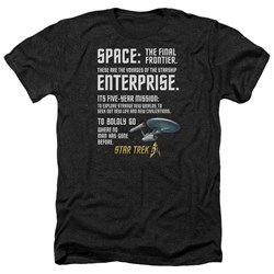 Star Trek - Mens Intro Heather T-Shirt