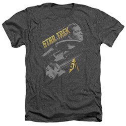 Star Trek - Mens 50 Year Frontier Heather T-Shirt