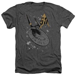 Star Trek - Mens Enterprise Dash Heather T-Shirt