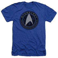 Star Trek Beyond - Mens Starfleet Patch Heather T-Shirt