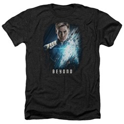 Star Trek Beyond - Mens Kirk Poster Heather T-Shirt