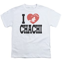 Cbs - Happy Days / I Heart Chachi Big Boys T-Shirt In White
