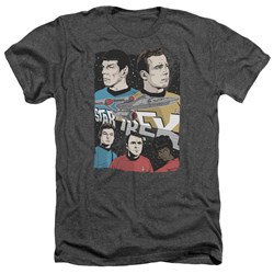 Star Trek - Mens Illustrated Crew Heather T-Shirt