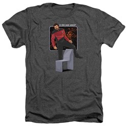 Star Trek - Mens Is This Seat Taken Heather T-Shirt