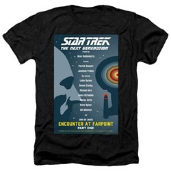 Star Trek - Mens Tng Season 1 Episode 1 Heather T-Shirt