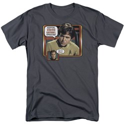 Star Trek - St / Enemy Wessel Adult T-Shirt In Charcoal