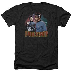 Star Trek - Mens Party Like A Vulcan Heather T-Shirt