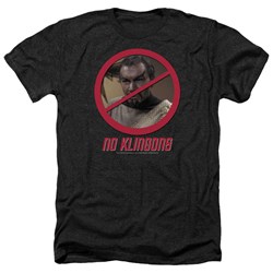 Star Trek - Mens No Klingons Heather T-Shirt