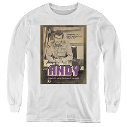 Andy Griffith Show - Youth Andy Long Sleeve T-Shirt
