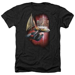 Star Trek - Mens Mirror Enterprise Heather T-Shirt