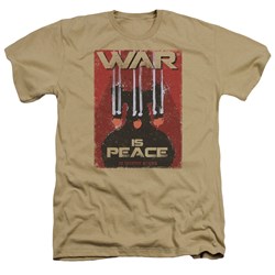 Star Trek - Mens War Is Peace Heather T-Shirt
