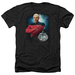 Star Trek - Mens Picard 30 Heather T-Shirt