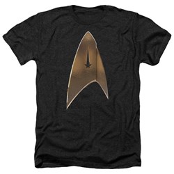 Star Trek Discovery - Mens Command Shield Heather T-Shirt