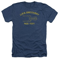 Star Trek Discovery - Mens Discovery Athletic Heather T-Shirt