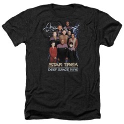 Star Trek - Mens Ds9 Crew Heather T-Shirt