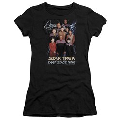 Star Trek - St: Ds9 / Ds9 Crew Juniors T-Shirt In Black