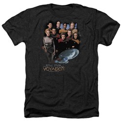 Star Trek - Mens Voyager Crew Heather T-Shirt