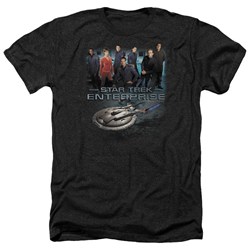 Star Trek - Mens Enterprise Crew Heather T-Shirt