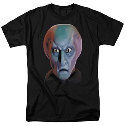 Star Trek - St / Balok Head Adult T-Shirt In Black