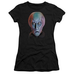 Star Trek - St / Balok Head Juniors T-Shirt In Black