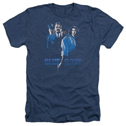 Blue Bloods - Mens Blue Inverted Heather T-Shirt