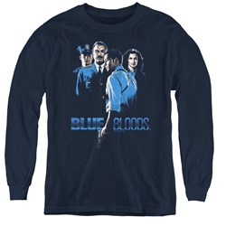 Blue Bloods - Youth Blue Inverted Long Sleeve T-Shirt